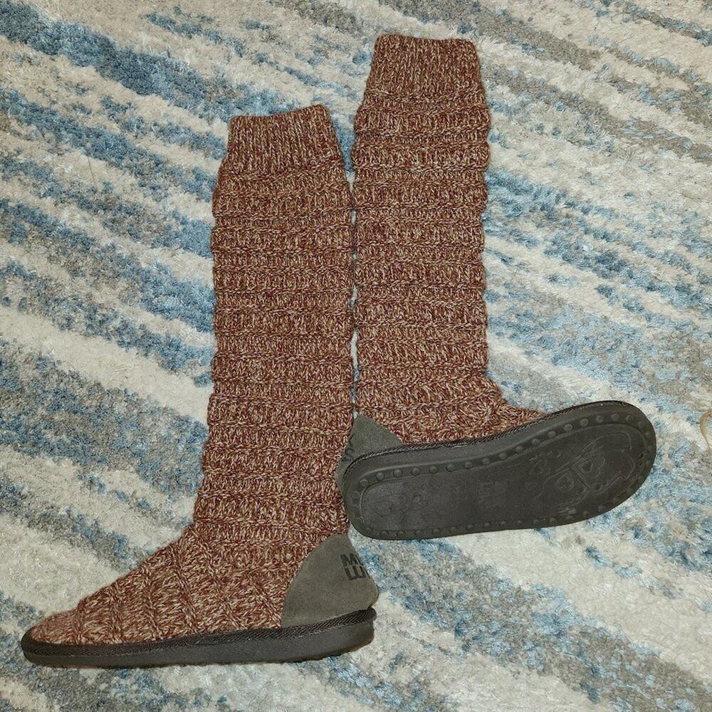 Muks Luks knitted boots || sz 8 - Picture 6 of 9